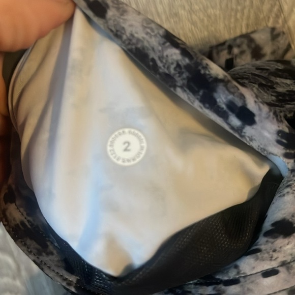 Lululemon Base Pace High-Rise Running Tight 24” size 2 Estuary Grey Multi ESTY - Picture 4 of 8